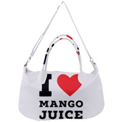 I love mango juice  Removable Strap Handbag