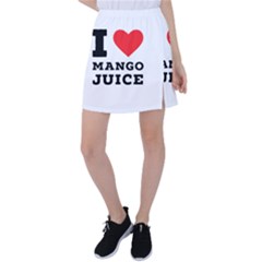 I love mango juice  Tennis Skirt