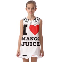I love mango juice  Kids  Pilgrim Collar Ruffle Hem Dress