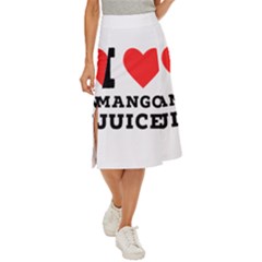 I love mango juice  Midi Panel Skirt