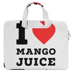 I Love Mango Juice  Macbook Pro 13  Double Pocket Laptop Bag
