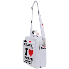 I Love Peach Juice Crossbody Day Bag by ilovewhateva