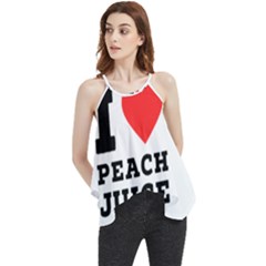 I Love Peach Juice Flowy Camisole Tank Top by ilovewhateva