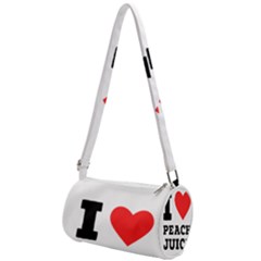 I Love Peach Juice Mini Cylinder Bag by ilovewhateva