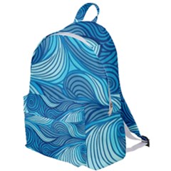 Ocean Waves Sea Abstract Pattern Water Blue The Plain Backpack