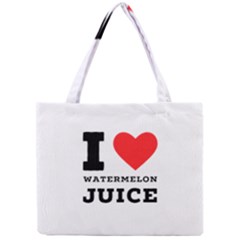 I Love Watermelon Juice Mini Tote Bag