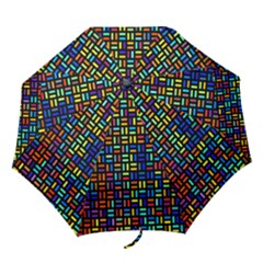 Geometric Colorful Square Rectangle Folding Umbrellas