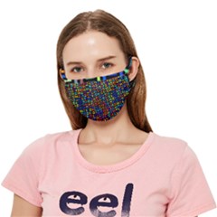 Geometric Colorful Square Rectangle Crease Cloth Face Mask (adult) by Bangk1t