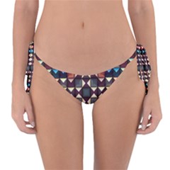 Symmetry Geometric Pattern Texture Reversible Bikini Bottoms