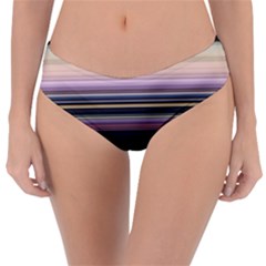 Horizontal Line Strokes Color Lines Reversible Classic Bikini Bottoms