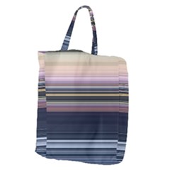 Horizontal Line Strokes Color Lines Giant Grocery Tote by Bangk1t