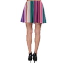 Vertical Line Color Lines Texture Skater Skirt View2