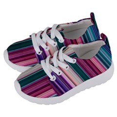 Vertical Line Color Lines Texture Kids  Lightweight Sports Shoes