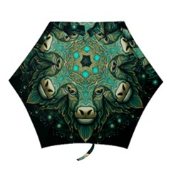 Bull Star Sign Mini Folding Umbrellas