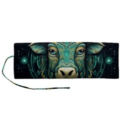 Bull Star Sign Roll Up Canvas Pencil Holder (m)