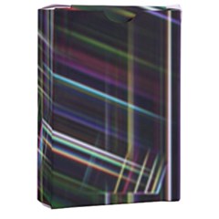 False Prismatic Black Background Playing Cards Single Design (rectangle) With Custom Box