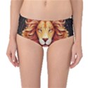 Lion Star Sign Astrology Horoscope Mid-Waist Bikini Bottoms View1