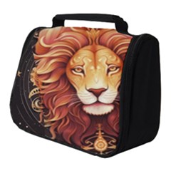 Lion Star Sign Astrology Horoscope Full Print Travel Pouch (Small)