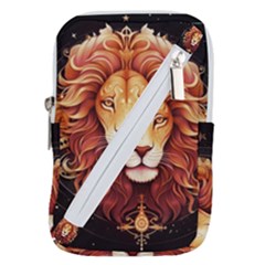 Lion Star Sign Astrology Horoscope Belt Pouch Bag (Small)