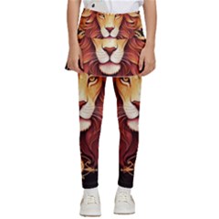 Lion Star Sign Astrology Horoscope Kids  Skirted Pants