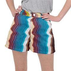 Line Vertical Lines Color Lines Women s Ripstop Shorts by Bangk1t