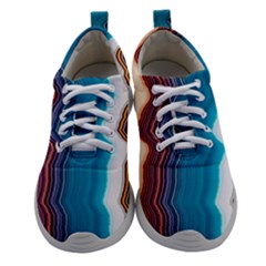 Line Vertical Lines Color Lines Women Athletic Shoes