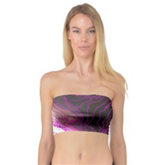 Pink Storm Pink Lightning Bandeau Top by Bangk1t