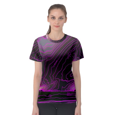 Pink Storm Pink Lightning Women s Sport Mesh Tee by Bangk1t