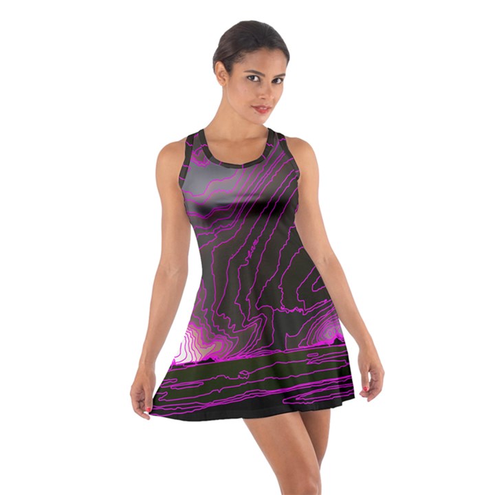 Pink Storm Pink Lightning Cotton Racerback Dress