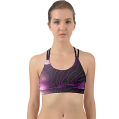 Pink Storm Pink Lightning Back Web Sports Bra by Bangk1t