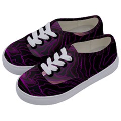 Pink Storm Pink Lightning Kids  Classic Low Top Sneakers