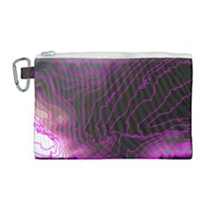 Pink Storm Pink Lightning Canvas Cosmetic Bag (large) by Bangk1t