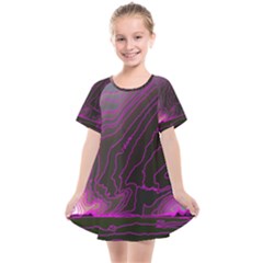 Pink Storm Pink Lightning Kids  Smock Dress by Bangk1t