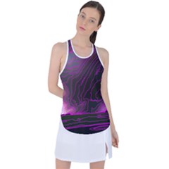 Pink Storm Pink Lightning Racer Back Mesh Tank Top