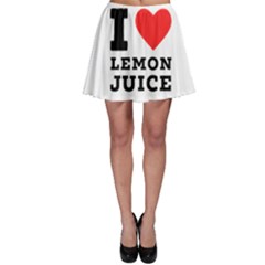 I Love Lemon Juice Skater Skirt by ilovewhateva