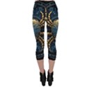 Cancer Star Sign Astrology Capri Leggings  View2