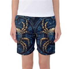 Cancer Star Sign Astrology Women s Basketball Shorts