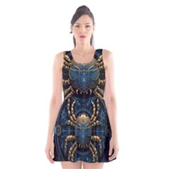 Cancer Star Sign Astrology Scoop Neck Skater Dress