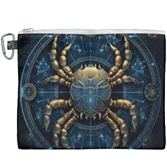 Cancer Star Sign Astrology Canvas Cosmetic Bag (xxxl) by Bangk1t