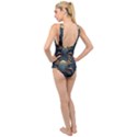 Cancer Star Sign Astrology Cross Front Low Back Swimsuit View2