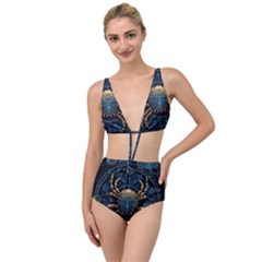 Cancer Star Sign Astrology Tied Up Two Piece Swimsuit