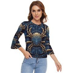 Cancer Star Sign Astrology Bell Sleeve Top