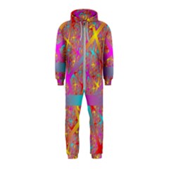 Geometric Abstract Colorful Hooded Jumpsuit (kids)
