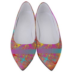 Geometric Abstract Colorful Women s Low Heels