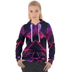 Synthwave City Retrowave Wave Women s Overhead Hoodie by Bangk1t