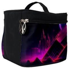 Synthwave City Retrowave Wave Make Up Travel Bag (big) by Bangk1t