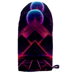 Synthwave City Retrowave Wave Microwave Oven Glove by Bangk1t