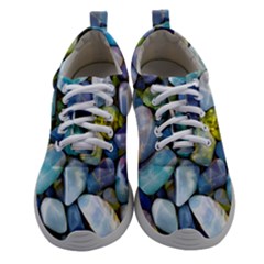 Stones Gems Multi Colored Rocks Women Athletic Shoes by Bangk1t