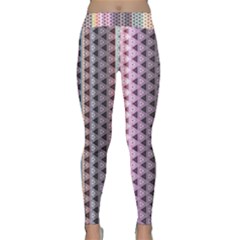 Triangle Stripes Texture Pattern Classic Yoga Leggings