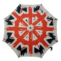 Union Jack England Uk United Kingdom London Hook Handle Umbrellas (large) by Bangk1t